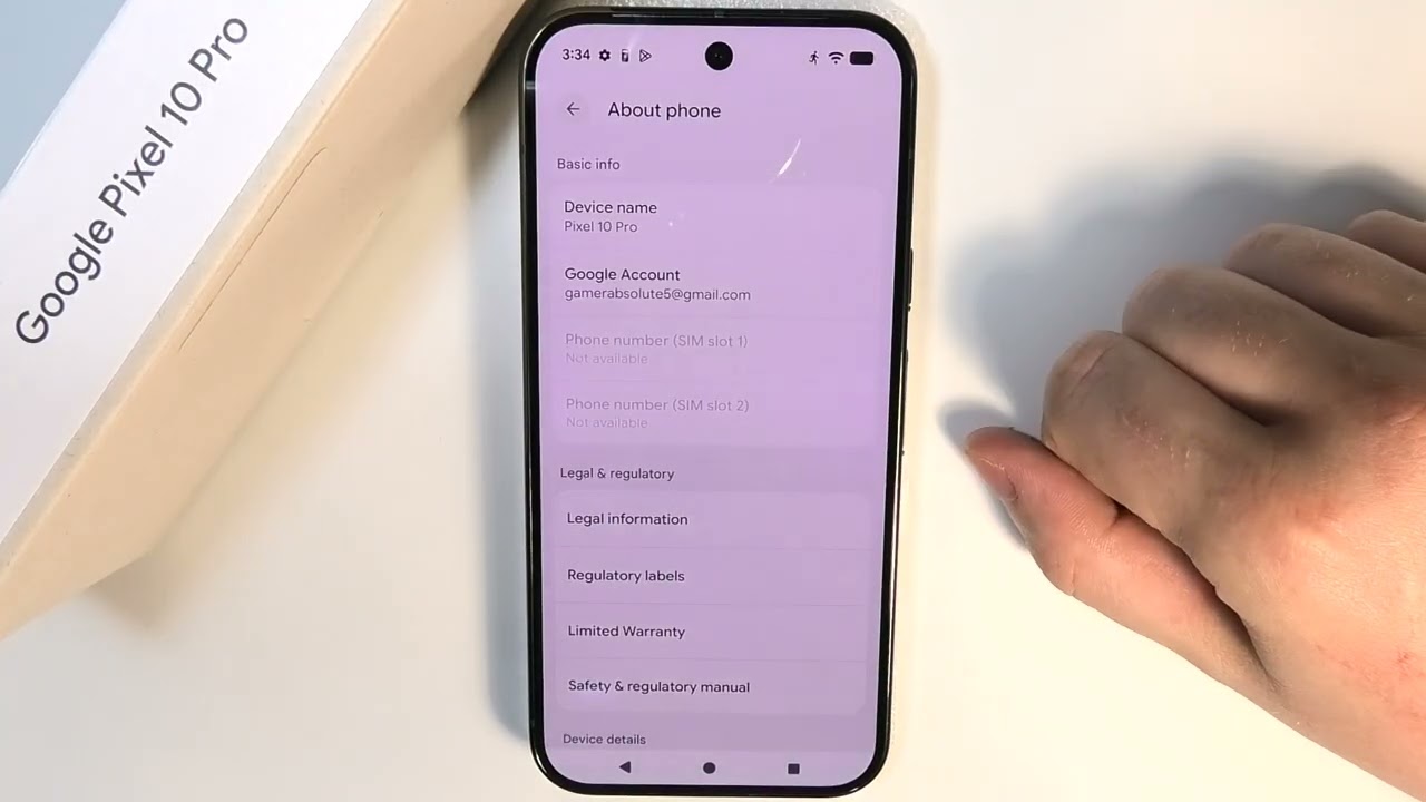 Google Pixel 10 Pro - How to Find EID