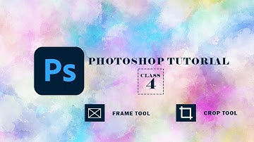 Photoshop New Bangla Tutorial | Frame Tool, Crop Tool, Perspective Crop tool | Class 4