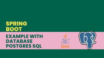 DB : Spring Boot With PostgreSQL Database Connection | Endpoint Testing | Postman