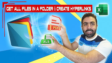 How to Get an Excel List of Files📙 in a Folder📁 and Create Hyperlinks in 1 Minute!