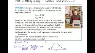 9.2 Tests About a Population Proportion lecture