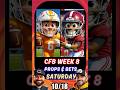🏈 12 Best College Football Picks Week 8 | Tennessee vs Alabama | Prizepicks Today | 2025