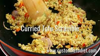 Keto  Curried Tofu Scramble Recipe | Keto Diet |Keto Diet Recipes