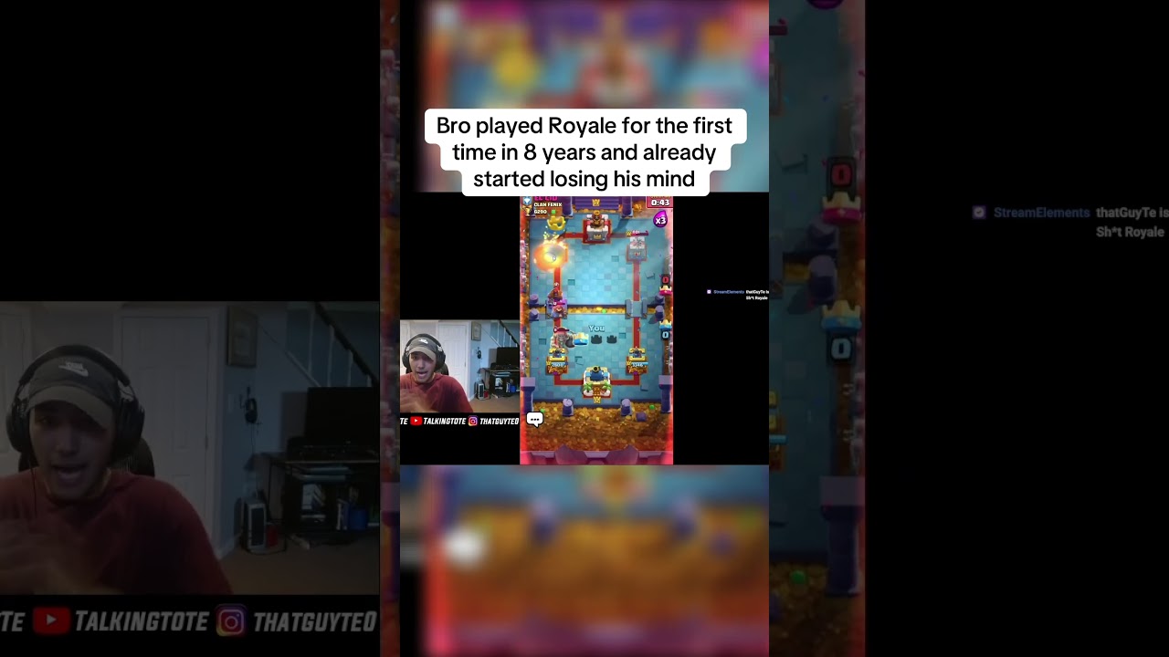 Bro played Royale for the first time in 8 years 