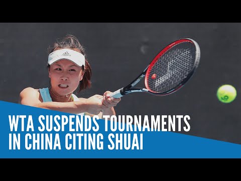 WTA suspends tournaments in China citing Shuai