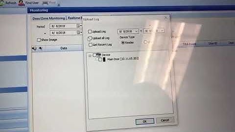BioStar 1:  Upload Logs