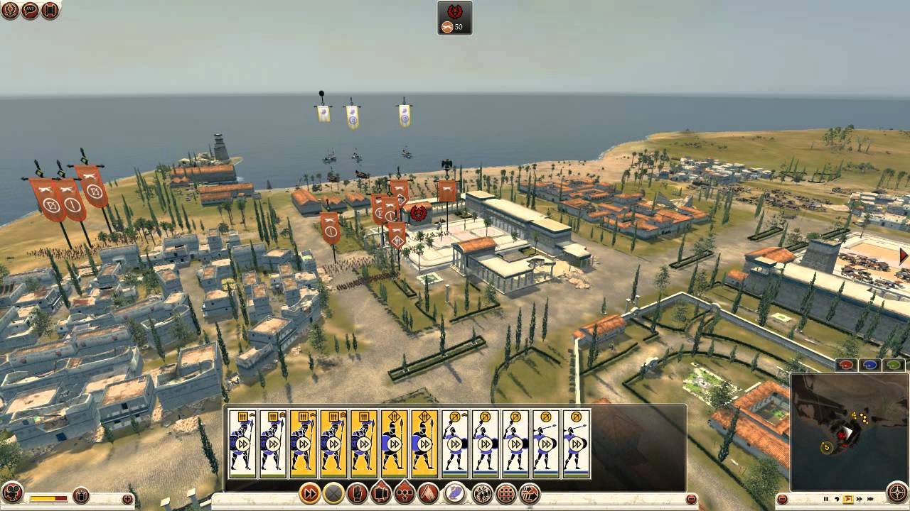 Total War : Rome II - Xeonau & Mik3y "Battle for Apollonia by land and sea"