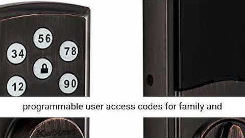 Kwikset 98880 005 SmartCode 888 Smart Lock Touchpad Electronic Deadbolt Door Lock with Z Wave Plus F