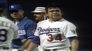 6/29/90: fernando valenzuela completes his no-hitter against the
cardinals in ninth inning by getting pedro guerrero to ground out
check http://m.mlb...