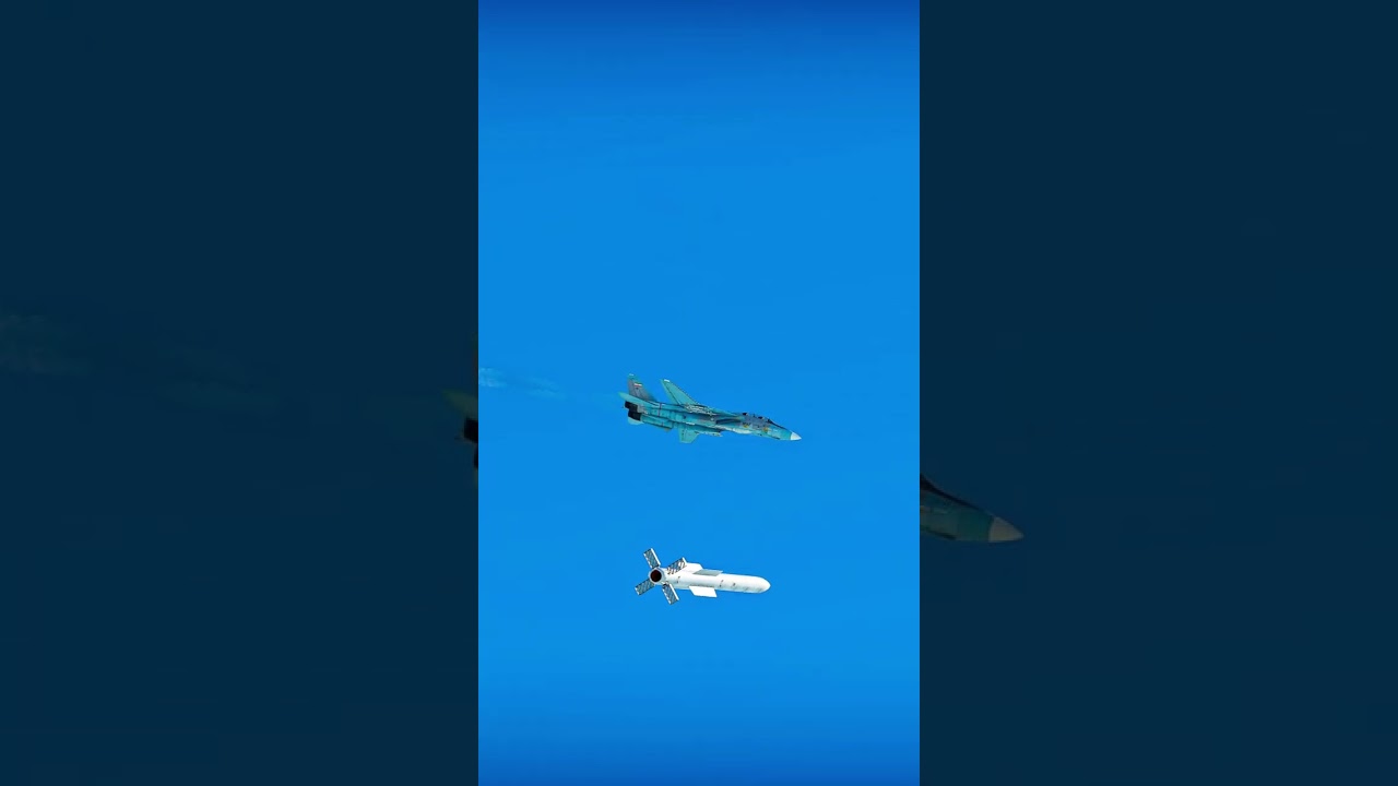 Su27sm hunt F14A with R77 missile AMRAMM 