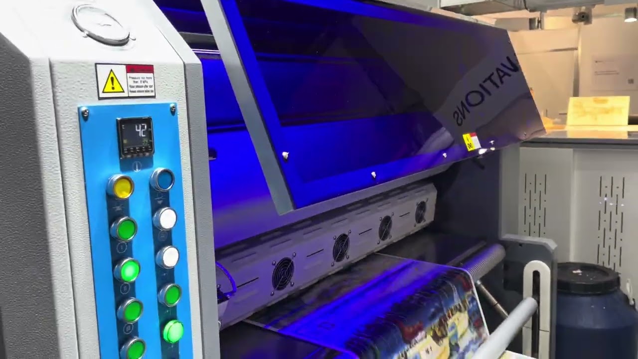 Prezentacja maszyny do laminowania GMB GL-1080x900+Y4D+L