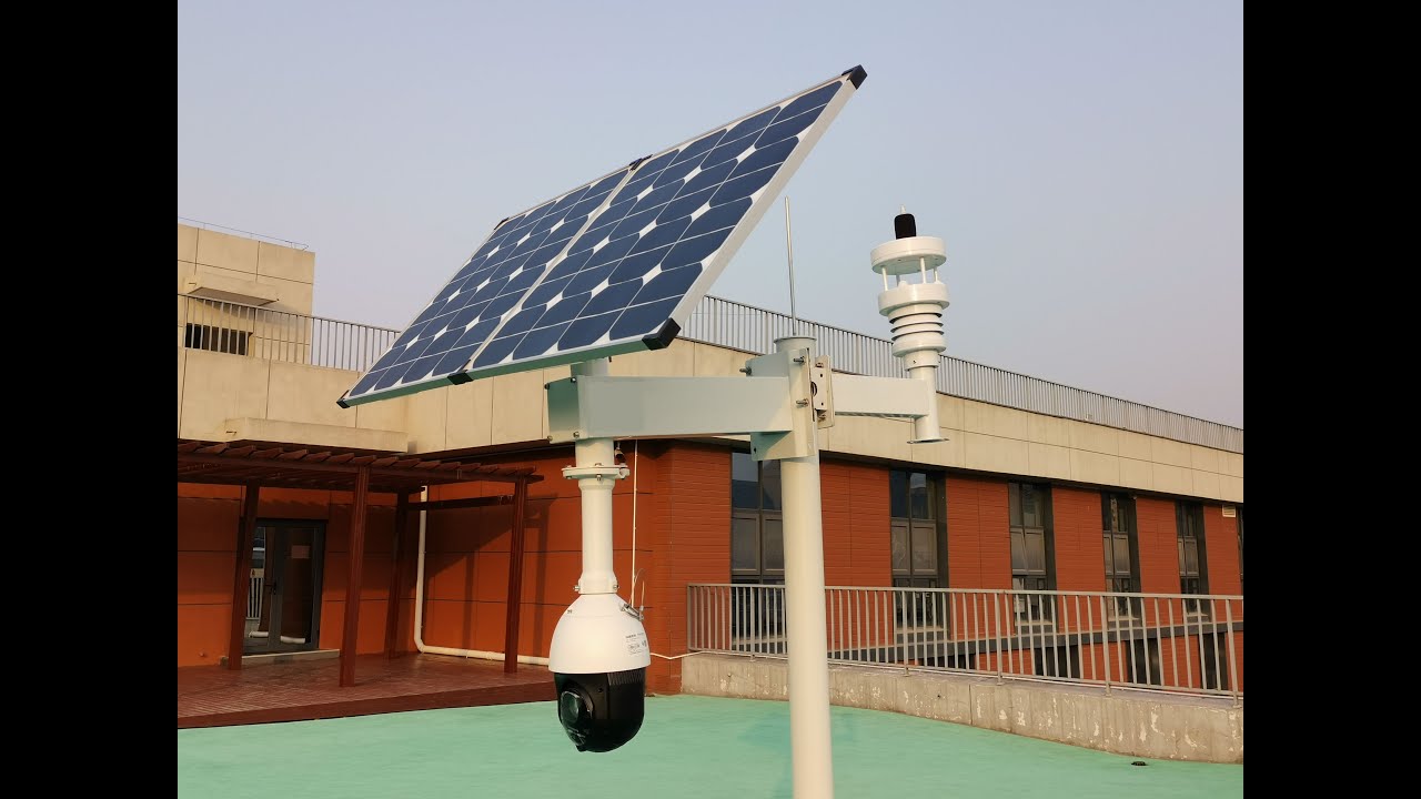 Solar power 4G Visual  Weather Station