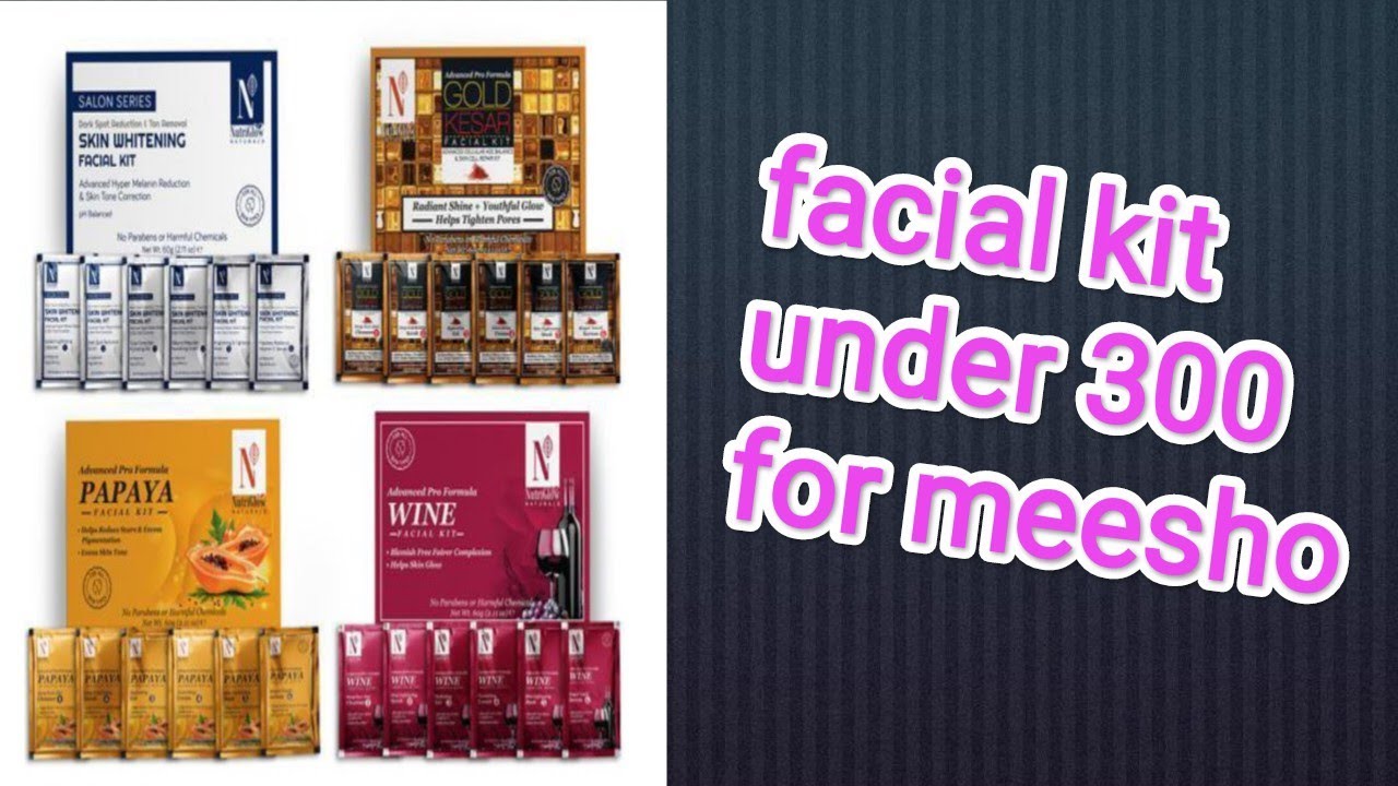 Facial kit under 300 for meesho specially for Eid 🌜🌜 YouTube