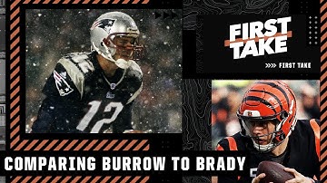 Is it fair to compare Joe Burrow to a young Tom Brady? 🤔 | First Take
