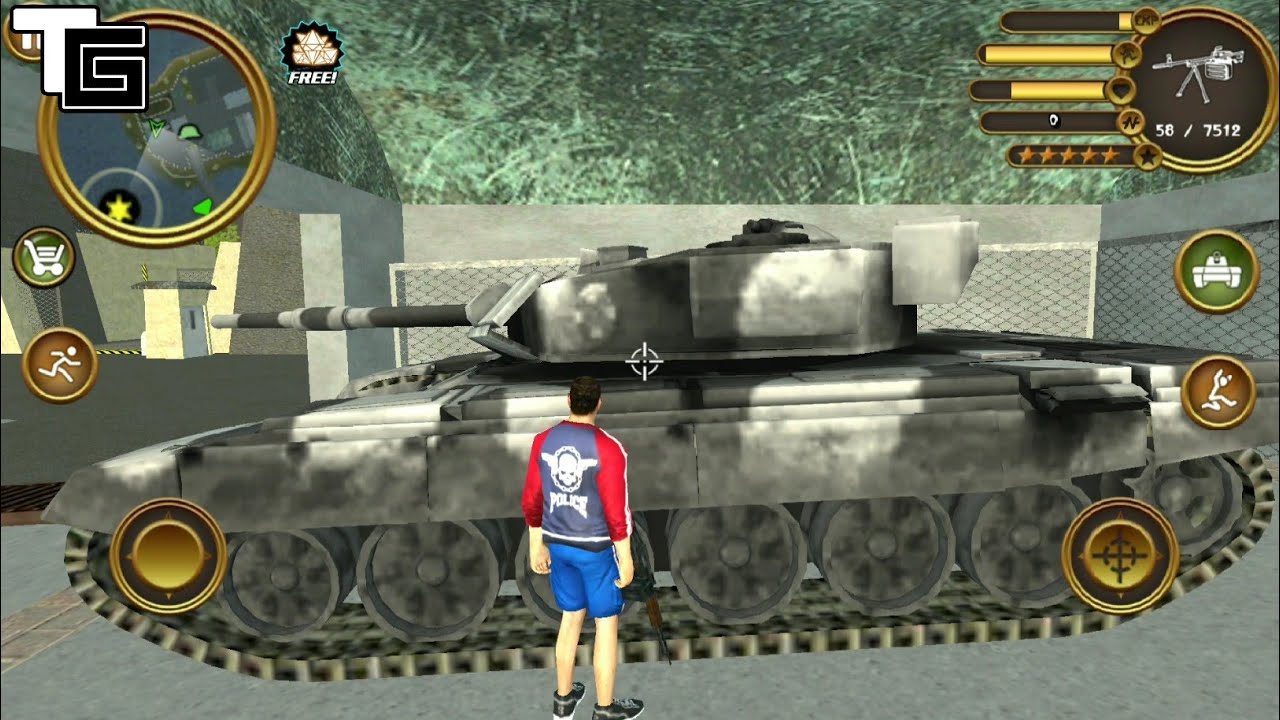 Miami Crime Police | NAXEEX | Army Tank Garage - Android GamePlay FHD #10