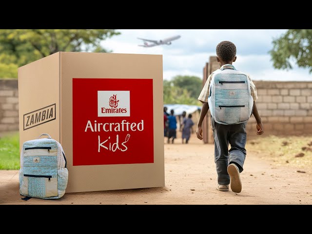 Schoolbags Made from Aircraft Seats Give New Hope to Kids in