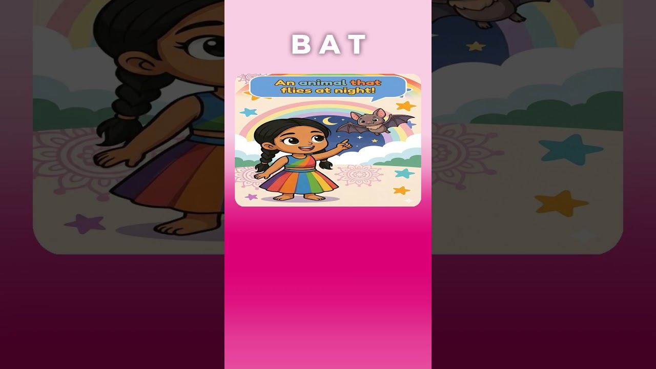 Unscramble the Jumbled Word 🦇 | Kids Animal Puzzle Shorts