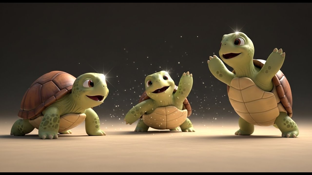 Ten Tiny Turtles Tap Their Toes | Best Kids Songs and Nursery Rhymes ...