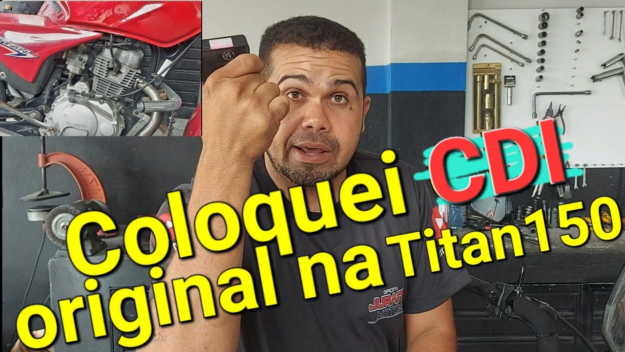 troquei o CDI da minha titan150 pra cortar com giro mais alto e ganhar velocidade