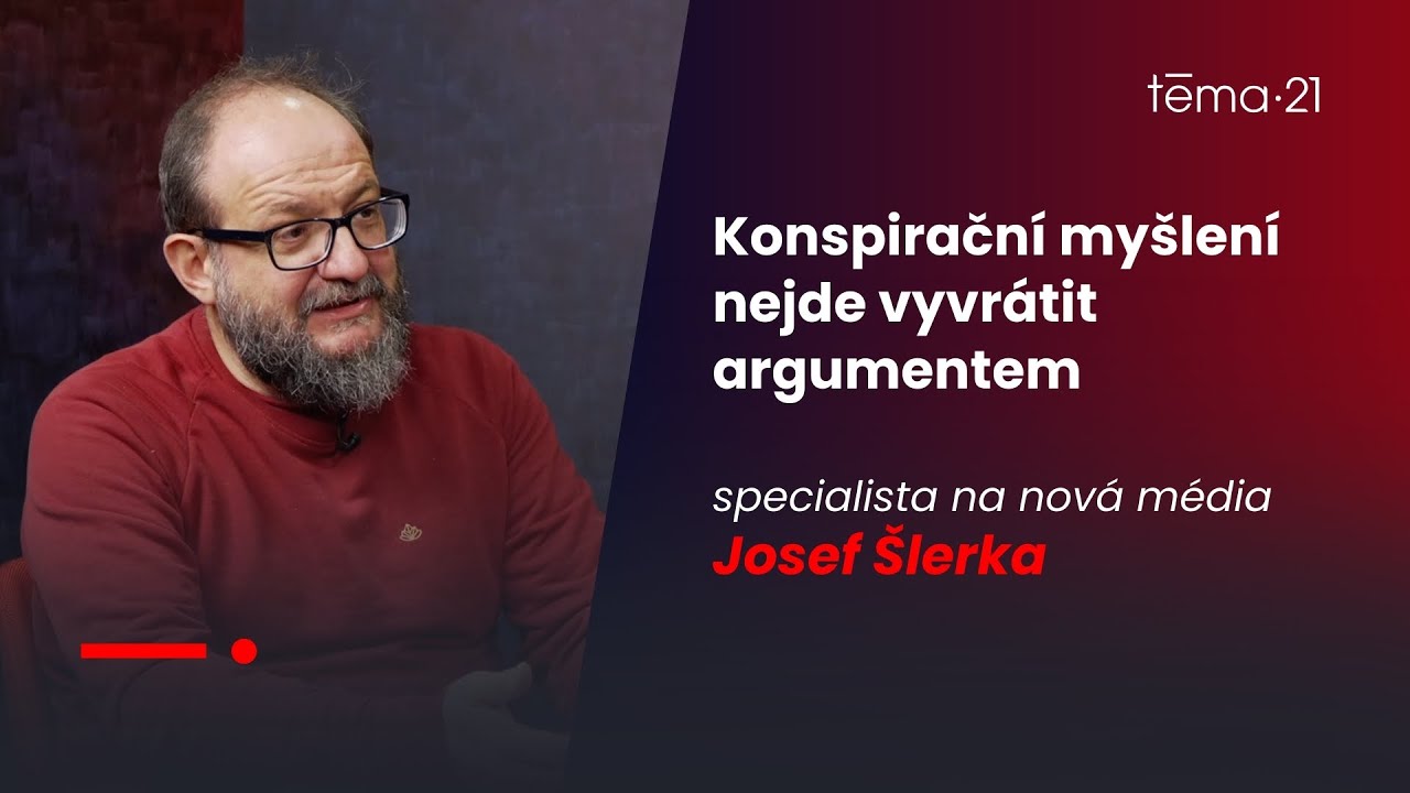 Konspirační myšlení nejde vyvrátit argumentem, říká analytik Šlerka