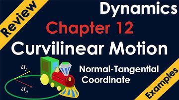 Dynamics: Chapter 12.7: Normal-Tangential Coordinate(Curvilinear motion) (Review + example)