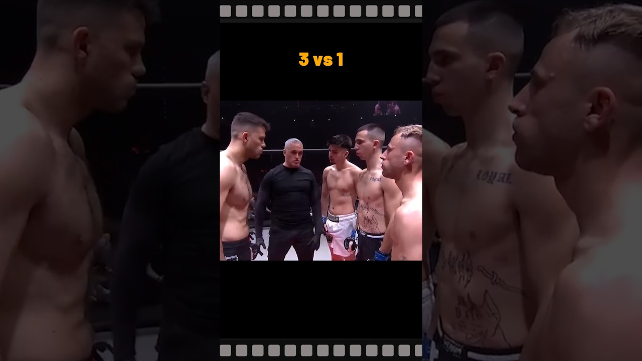 The Most Epic 3 vs. 1 Fight! 