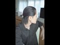 Q.センターパートからマンバンのヘアセット出来る? #shorts