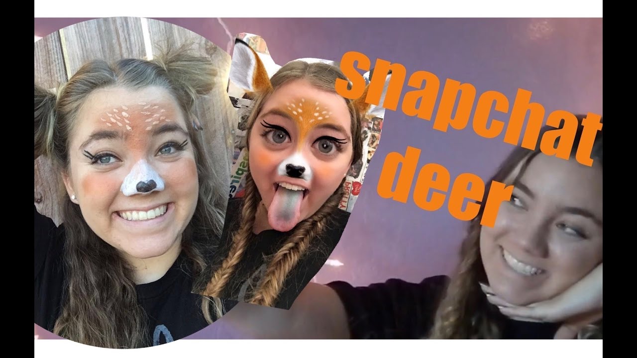 snapchat deer tutorial - YouTube