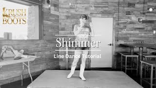 Shimmer- Line dance tutorial #linedance #profesionaldancer #dance #linedancing 