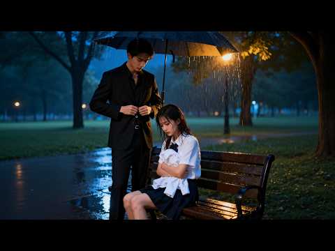 Sister hid in handsome brother's arms in rain day,and he finally can't help but eat her