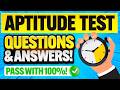40 APTITUDE TEST QUESTIONS & ANSWERS! (PASS Your Psychometric Test in 2026) 100% PASS!