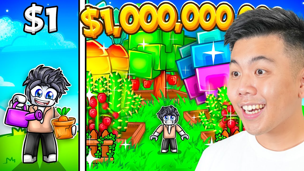 I Grew The LARGEST Garden in ROBLOX Grow A Garden!