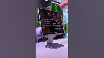 Turn your iPad into a Desktop with #anker #usbchub ⚡️😎 #ipadpro #office #desksetup