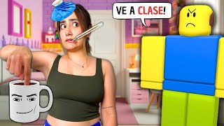 Finjo Estar Enferma Para No Ir A La Escuela en Roblox |Andie