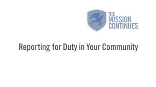 The Mission Continues Brand Story