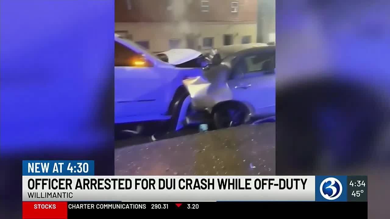 Officer arrested for DUI crash while off duty - YouTube