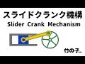 スライドクランク機構