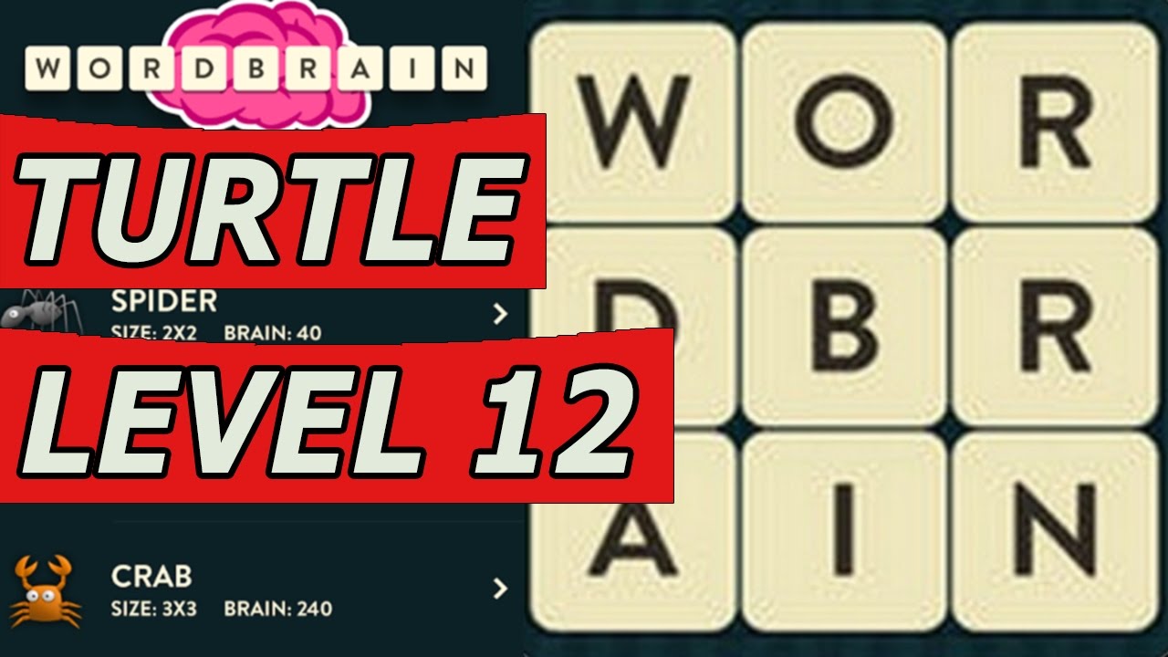 Wordbrain turtle level 12 answers android ios youtube