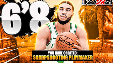 *GAME BREAKING* 6’8 SHARPSHOOTING PLAYMAKING FOUR BUILD ON NBA 2K21