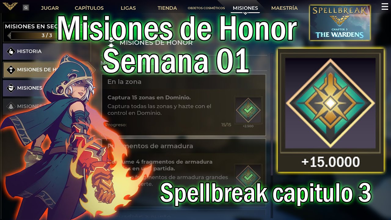 SPELLBREAK CAPITULO 3 MISIONES DE HONOR SEMANA 1 - CHAPTER 3 HONOR MISSIONS WEEK 1