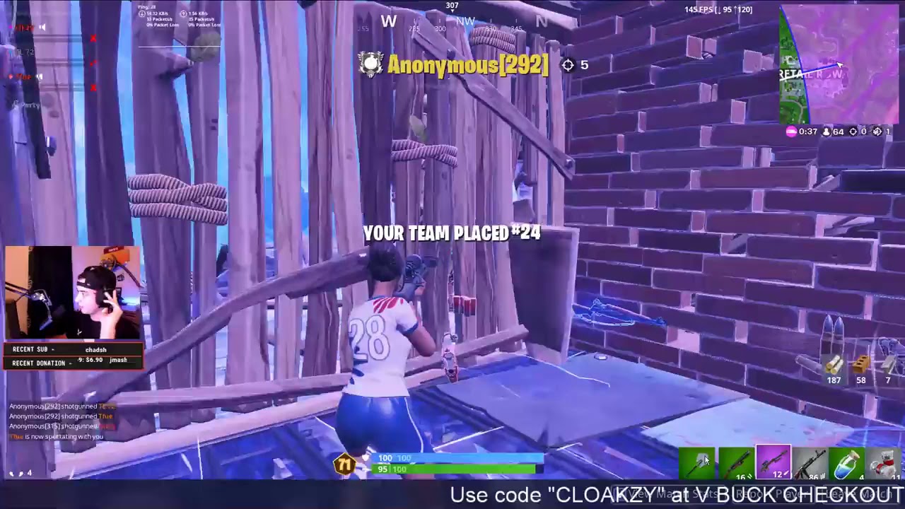 Fortnite - Zexrow reaction (Cloakzy)