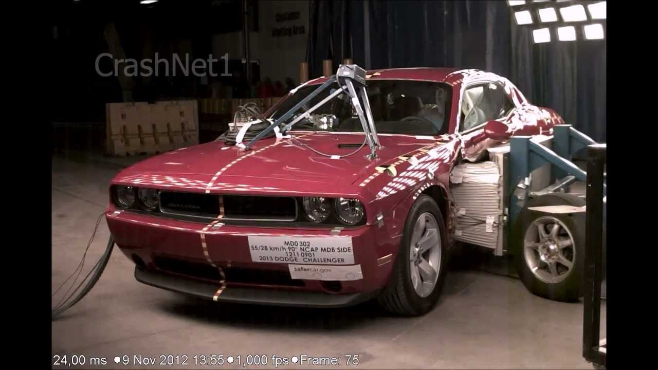 Краш тест dodge challenger