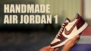 Look At These Handmade Nike Air Jordan 1 Low Dior We Made!