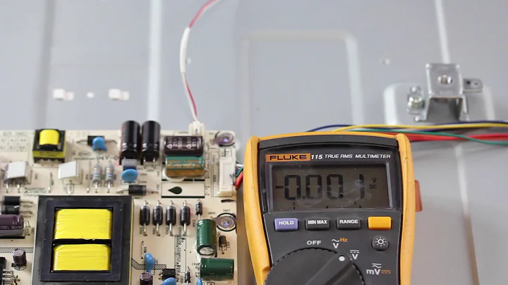 Hisense 55k20DG No Backlight - LED Voltage Test - Troubleshoot LEDs & Power Supply