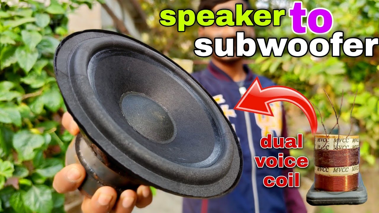 Converting speaker into subwoofer at home 😀 घर पर बनाओ subwoofer ll how