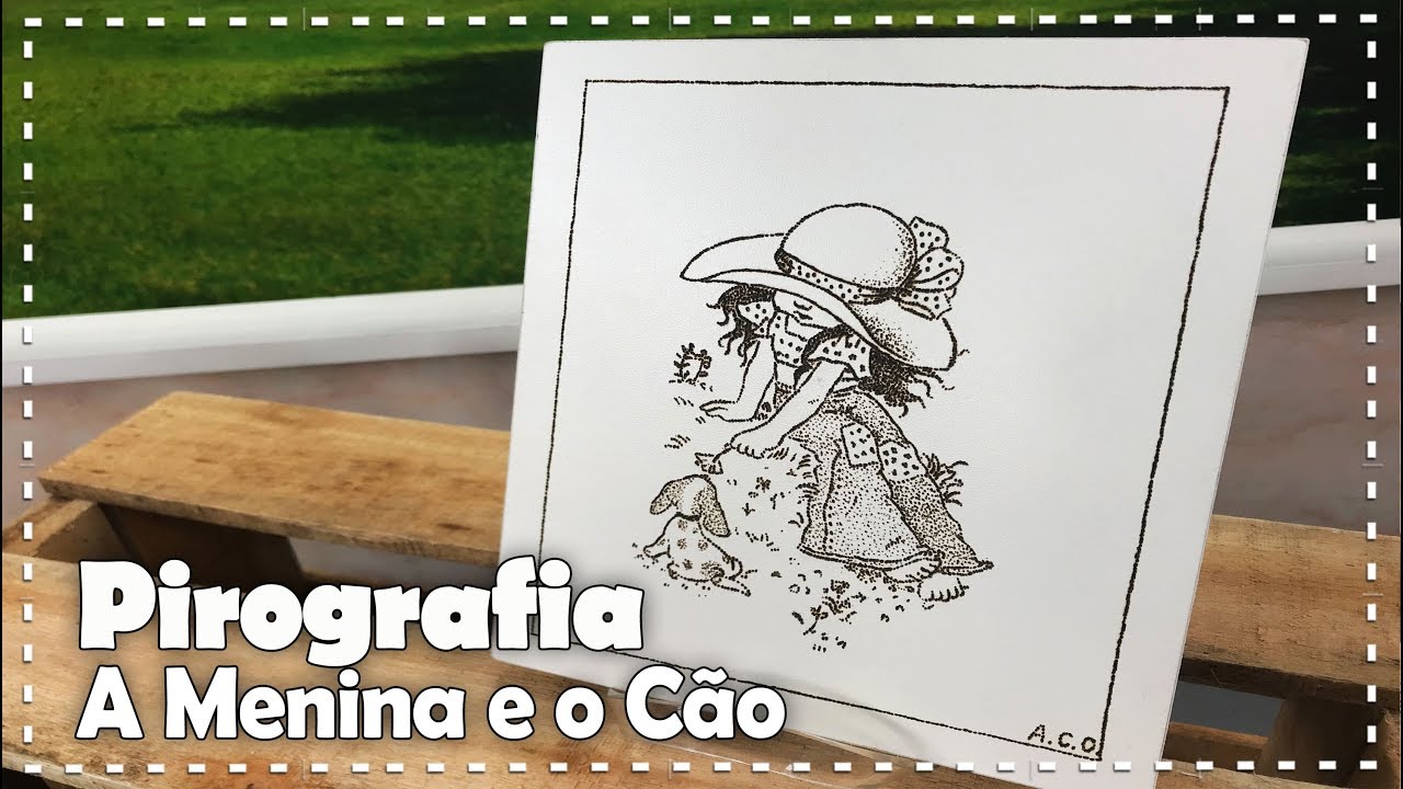 PIROGRAFIA A MENINA E O CÃO com Antonio Oliveira - Programa Arte Brasil - 06/11/2017