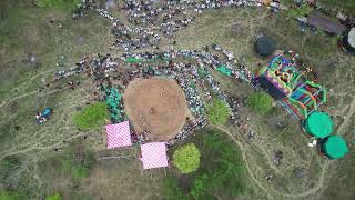 A great Drone Footage of Bhyar Village Dangal, Himachal Pardesh,