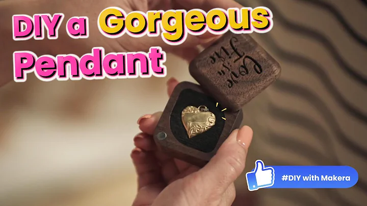 DIY a Gorgeous Pendant | CNC Jewelry Gift with Makera Carvera Air