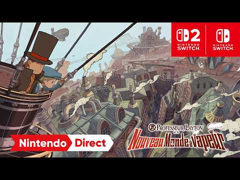 Professeur Layton et le Nouveau Monde à vapeur – Sortie le 10 décembre