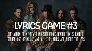 Arjen Lucassens Supersonic Revolution - Lyrics Game #3 (Answer)
